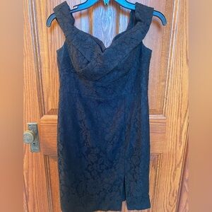 Aiden Mattox black cocktail dress from Nordstrom. Worn once. Size 8.